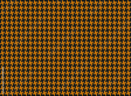 yellow and black vector hounds tooth pattern