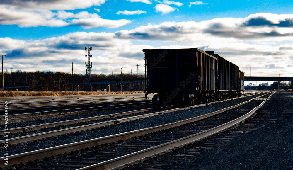 Fototapeta premium freight train on station