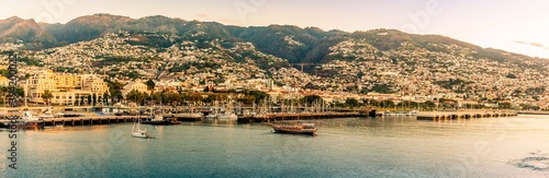 Funchal, Madeira illuminated by the glow of the early morning light © Nicola
