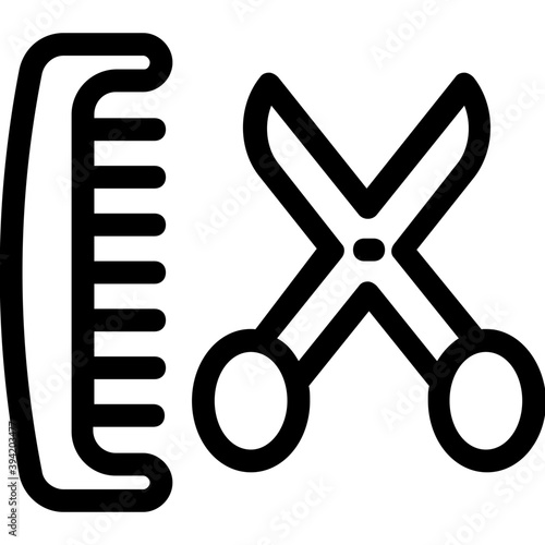 
Hairdressing Vector Icon
