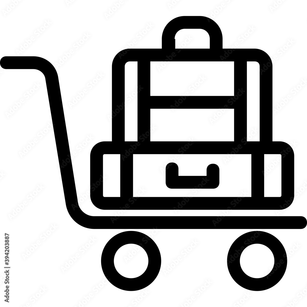 Trolley Vector Icon
Trolley Vector Icon