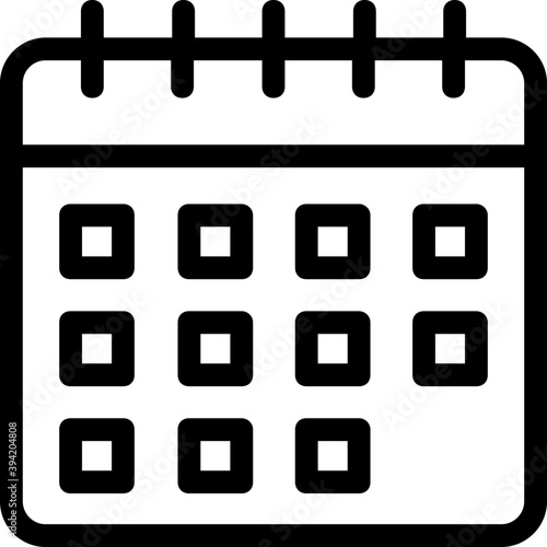  Calendar Vector Icon 