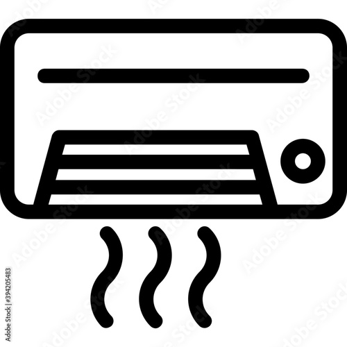  Air Conditioner Vector Icon 