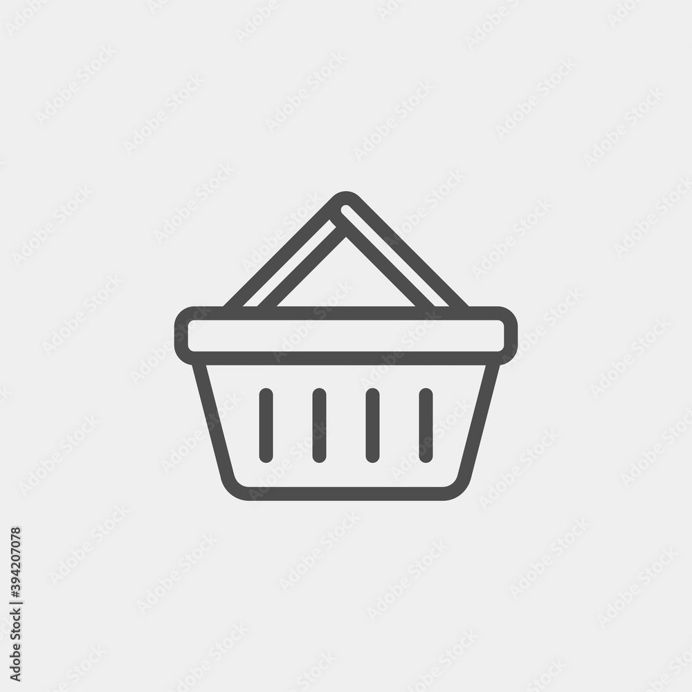 Basket flat vector icon. Buy flat vector icon. Market flat vector icon Basket flat vector icon. Buy flat vector icon. Market flat vector icon