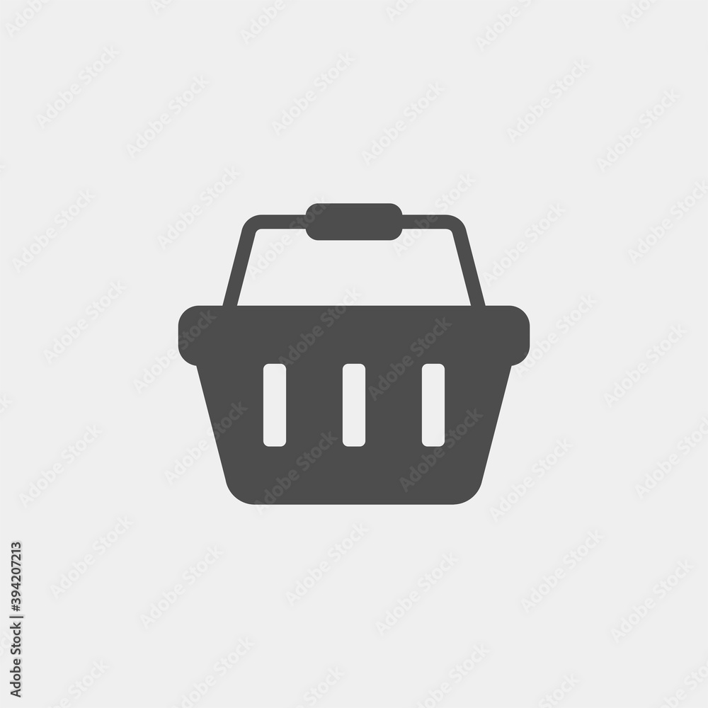 Basket flat vector icon. Buy flat vector icon. Market flat vector icon Basket flat vector icon. Buy flat vector icon. Market flat vector icon