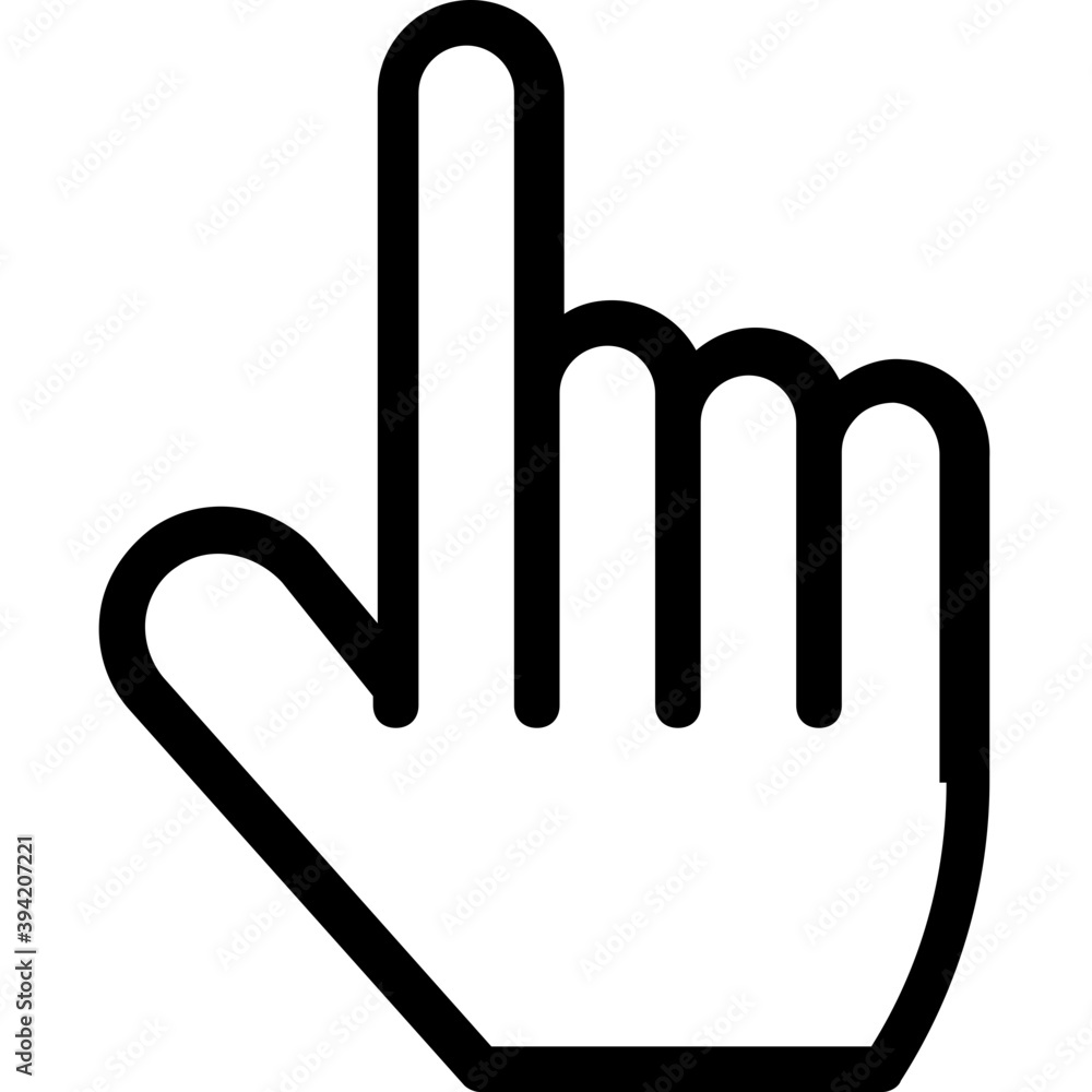 Finger Vector Line Icon
Finger Vector Line Icon