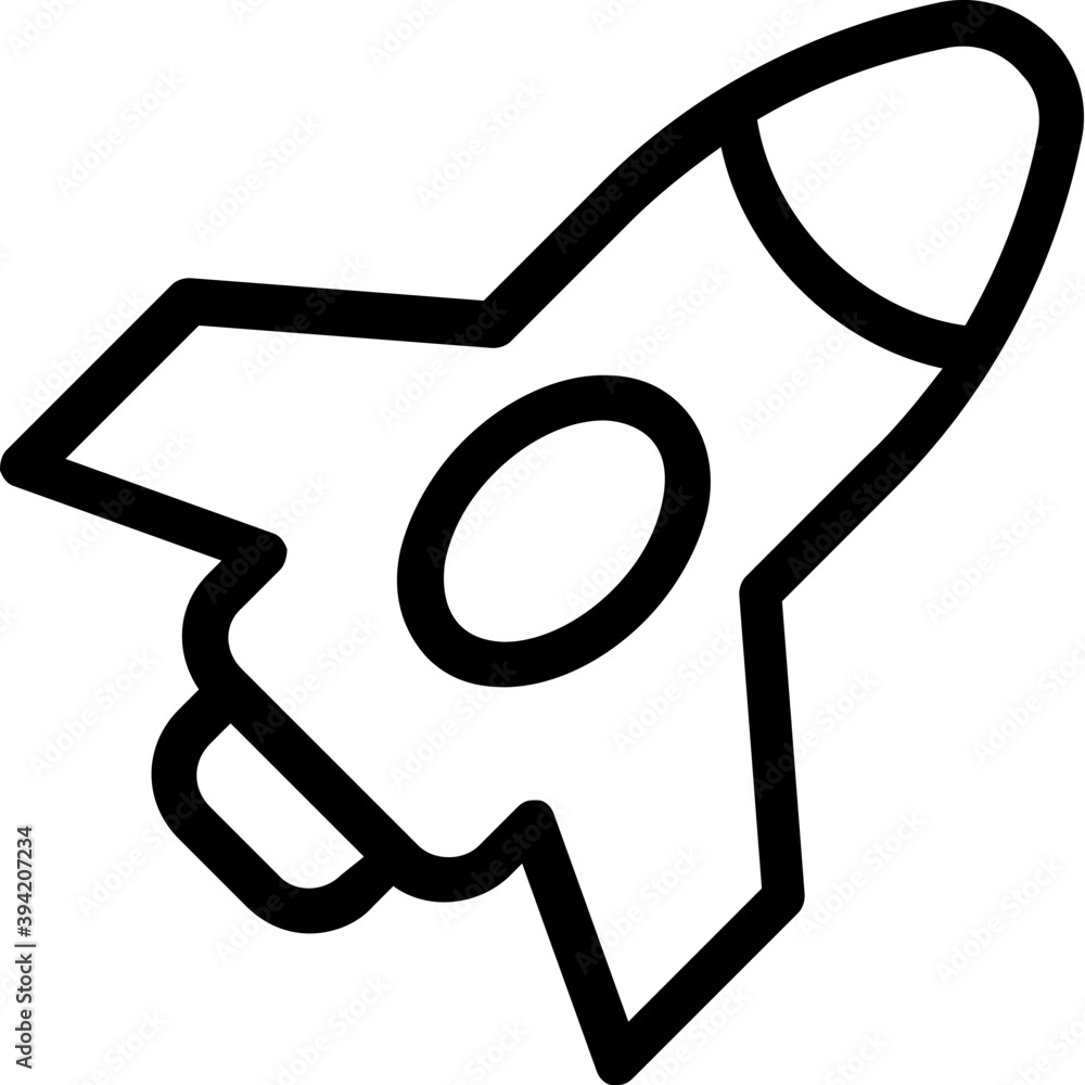 Rocket Vector Line Icon
Rocket Vector Line Icon