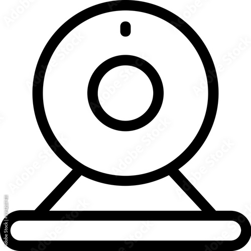 
Webcam Vector Line Icon

