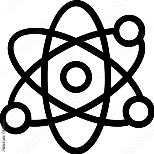 
Molecule Vector Line Icon

