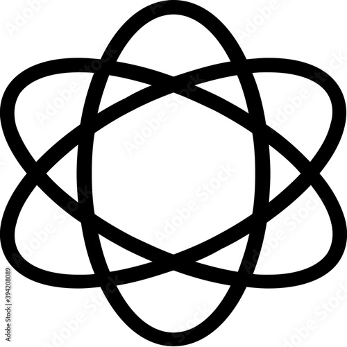 
Molecule Vector Line Icon

