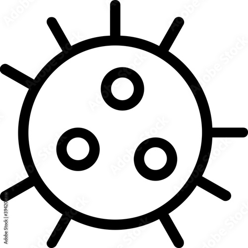 
Molecule Vector Line Icon
