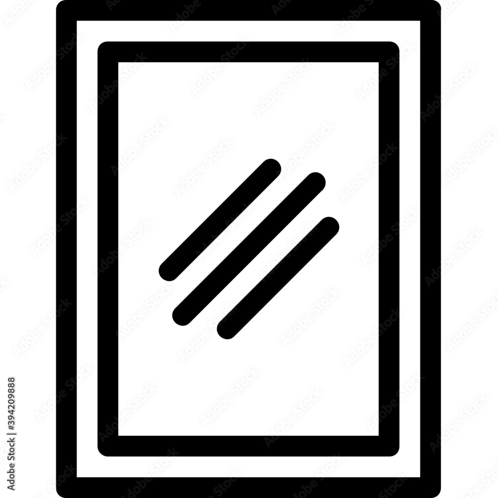 
Monitor Vector Line Icon
