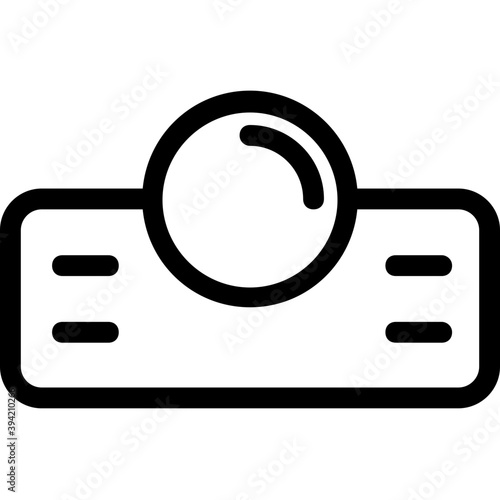 
Projector Vector Line Icon
