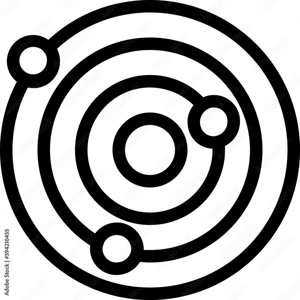 Orbit Vector Line Icon
Orbit Vector Line Icon