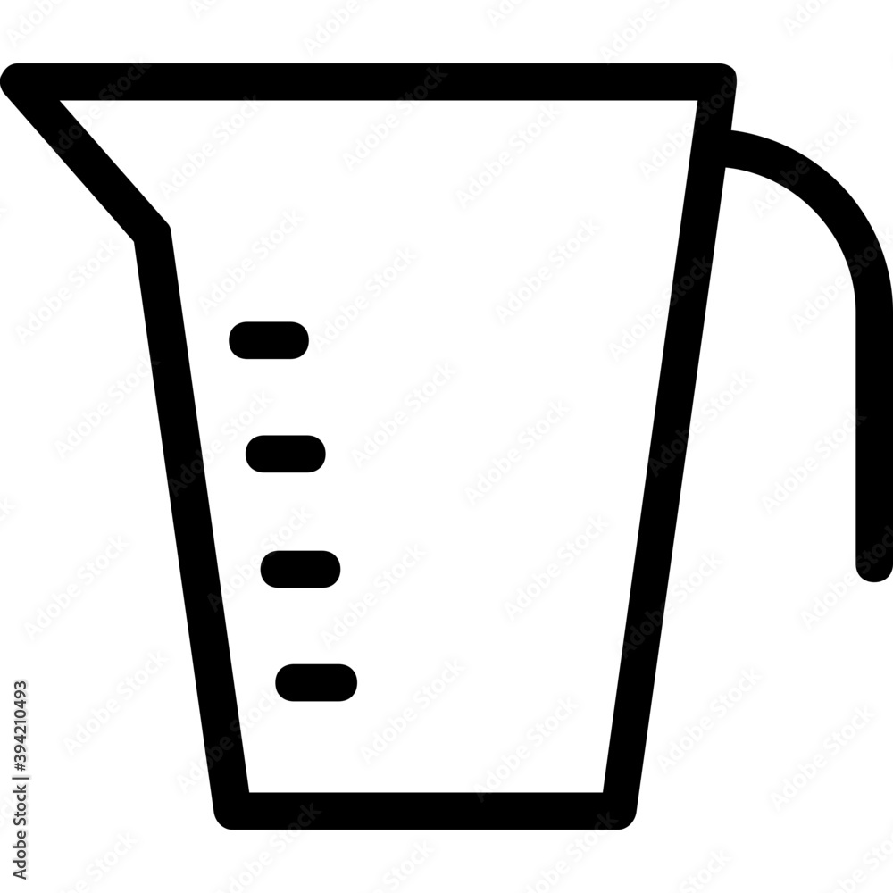 Measuring Jug Vector Line Icon
Measuring Jug Vector Line Icon