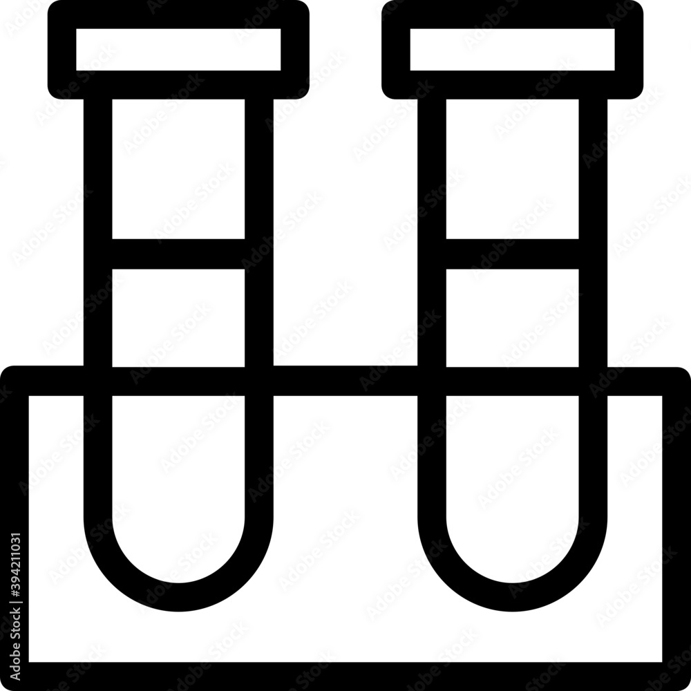 Test Tubes Vector Line Icon
Test Tubes Vector Line Icon