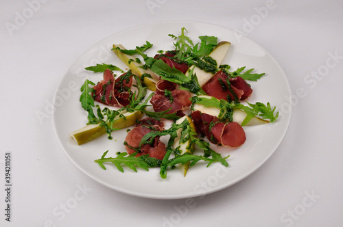  Bresaola with pear