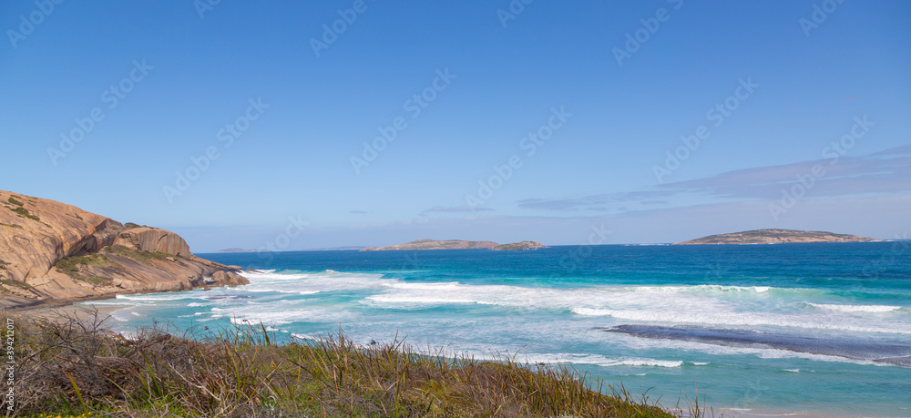 Firsties Beach in the Town of Esperance, Western Australia view from an Outlook Point
