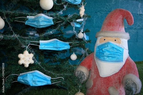 Obraz na płótnie Noël 2020 w salonie