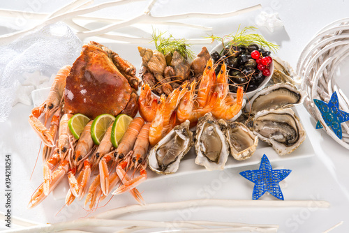 Plateau de fruits de mer photo