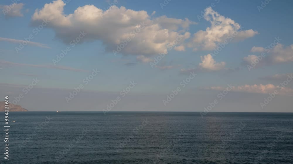 Crimea, sea surf on the beach coast of the Black Sea in cloudy weather. Crimea, sea surf on the beach coast of the Black Sea in cloudy weather.