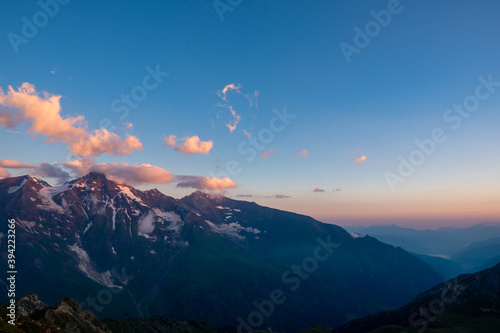 Grossglockner Hochalpenstrass Sunrise, Austria, Alps photo