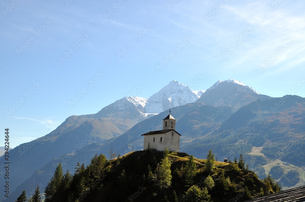 Kapelle in den Seealpen