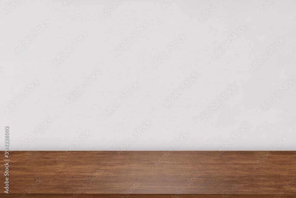 front view wooden table on white background front view wooden table on white background