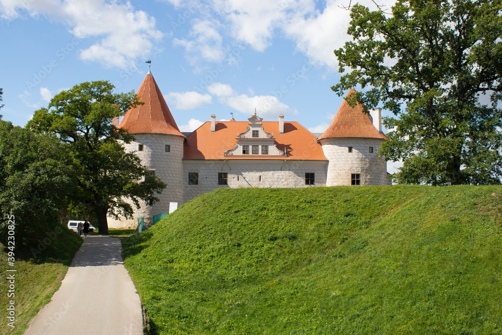 Bauska castle in summer