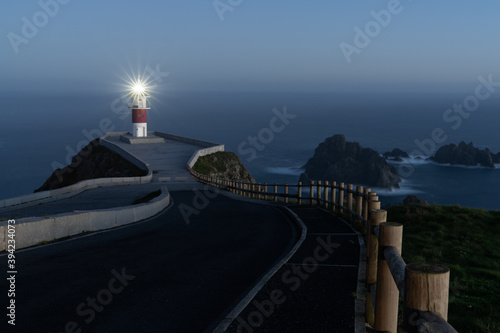  Cabo Ortegal lighthouse at night