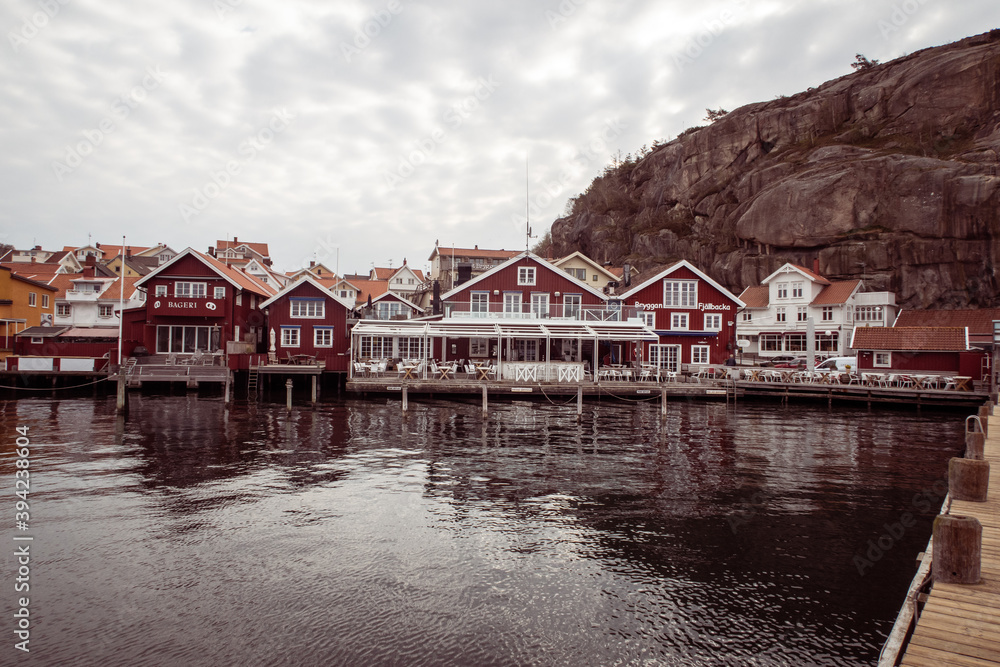 Sunny Sweden Fjällbacka west coast spring fisher village