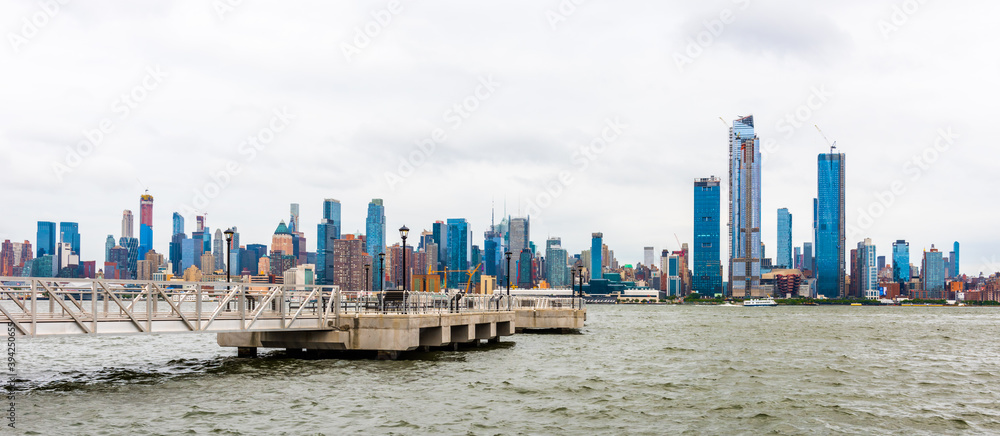 Manhattan panoramic skyline. New York City, USA.
