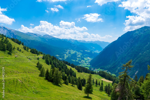 The beautiful view of mountain nature in Glockner alps europe- taken from The Grossglockner High Alpine Road - Grossglockner Hochalpenstrasse © Martin