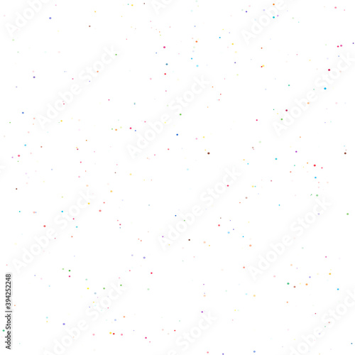 Dots and circles random pattern. Scattered specks, fleckkles. Pointillist, pointillism abstract design backgrond