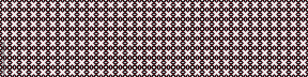 Fototapeta premium Abstract Cross Pattern Dots Logo generative computational art illustration