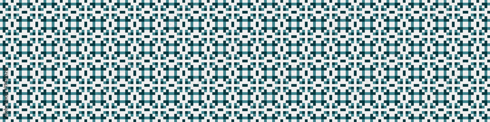 Fototapeta premium Abstract Cross Pattern Dots Logo generative computational art illustration