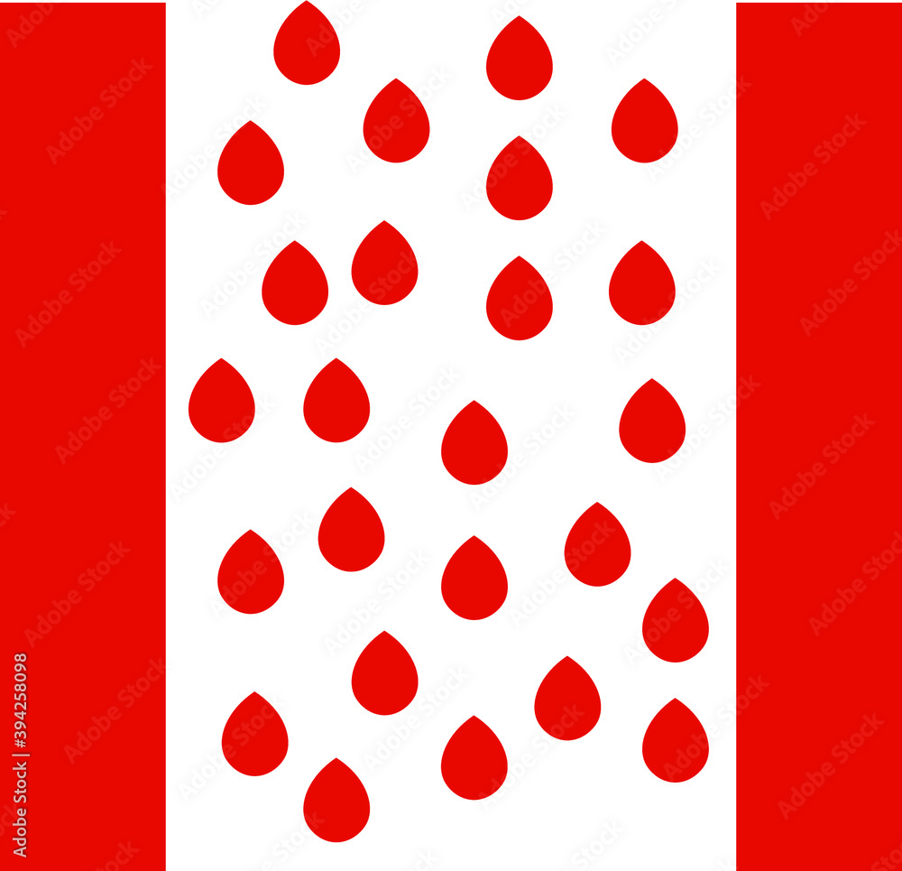 pantone new color period. menstruation. blood discharge in a woman's body. support, caring for girls. shade of red. attitude to the female body. gynecology. vector pantone new color period. menstruation. blood discharge in a woman's body. support, caring for girls. shade of red. attitude to the female body. gynecology. vector