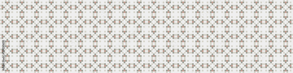 Fototapeta premium Abstract Cross Pattern Dots Logo generative computational art illustration