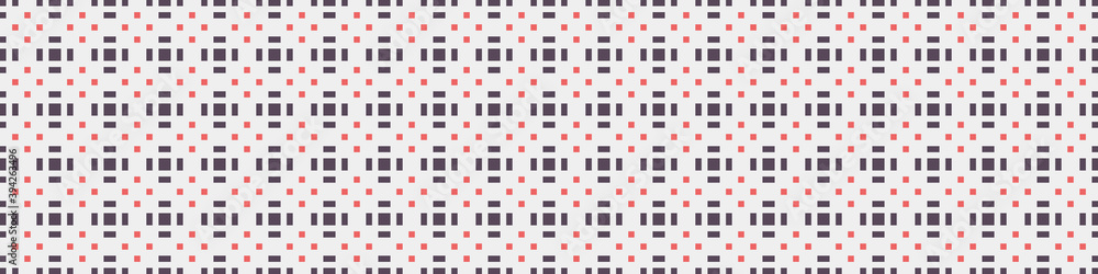 Fototapeta premium Abstract Cross Pattern Dots Logo generative computational art illustration