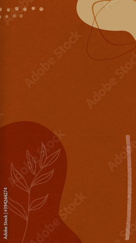 background with elements floral wallpaper social media