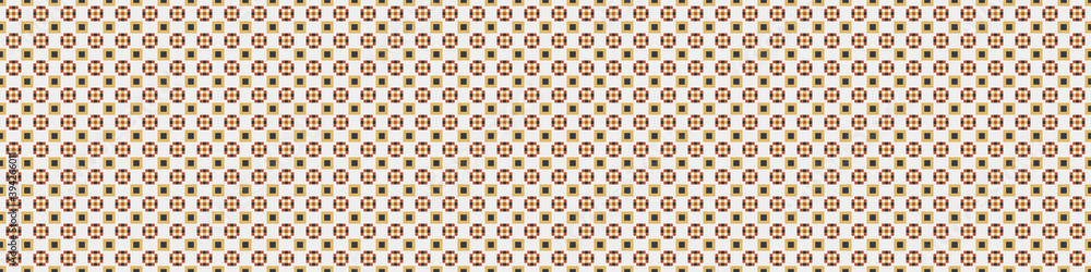 Fototapeta premium Abstract Cross Pattern Dots Logo generative computational art illustration