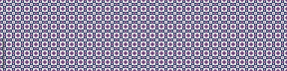 Fototapeta premium Abstract Cross Pattern Dots Logo generative computational art illustration