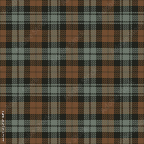 Black Watch Weathered Tartan Seamless Pattern - Repeating pattern design of Weathered tartan
