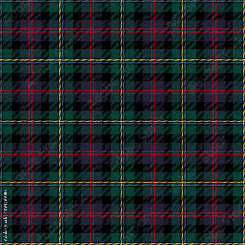 Malcolm Modern Tartan Seamless Pattern - Repeating pattern design of Modern tartan