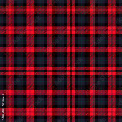 MacLachlan Modern Tartan Seamless Pattern - Repeating pattern design of Modern tartan
