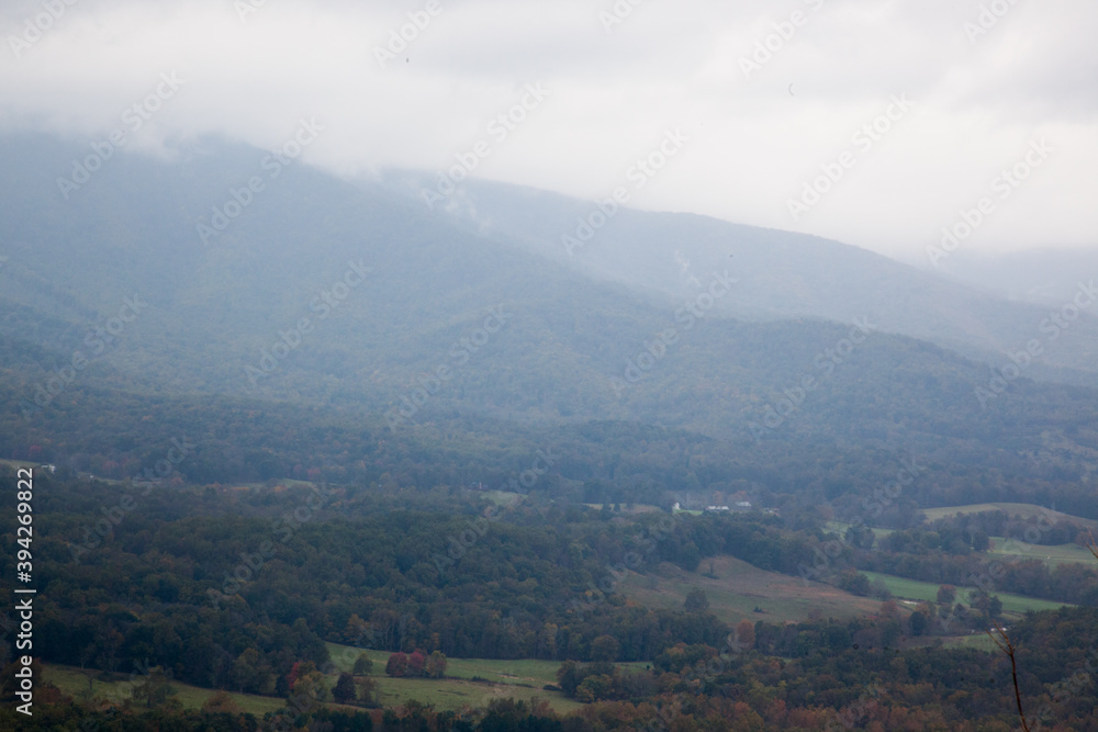 Mountain Landscape with clouds Mountain Landscape with clouds