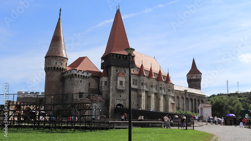 Corvin castle in Hunedoara, Romania. 