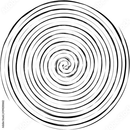 Grungy textured spirals, swirls, twirls. Helix, volute, snail shape