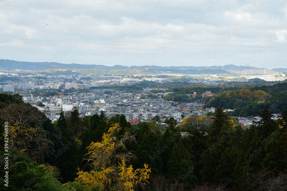 奈良東大寺二月堂からの眺め