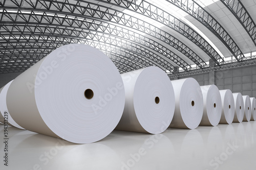 white paper rolls
